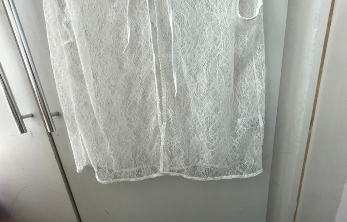 미착용 레이어드 화이트 레이스 조끼 베스트 상품이미지7