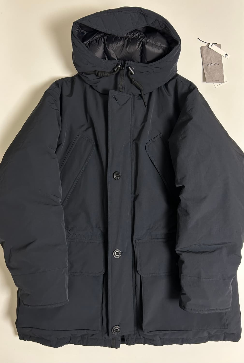 아워셀브스 x 에스파이 Duck Down Polar Parka 네이비 상품이미지4