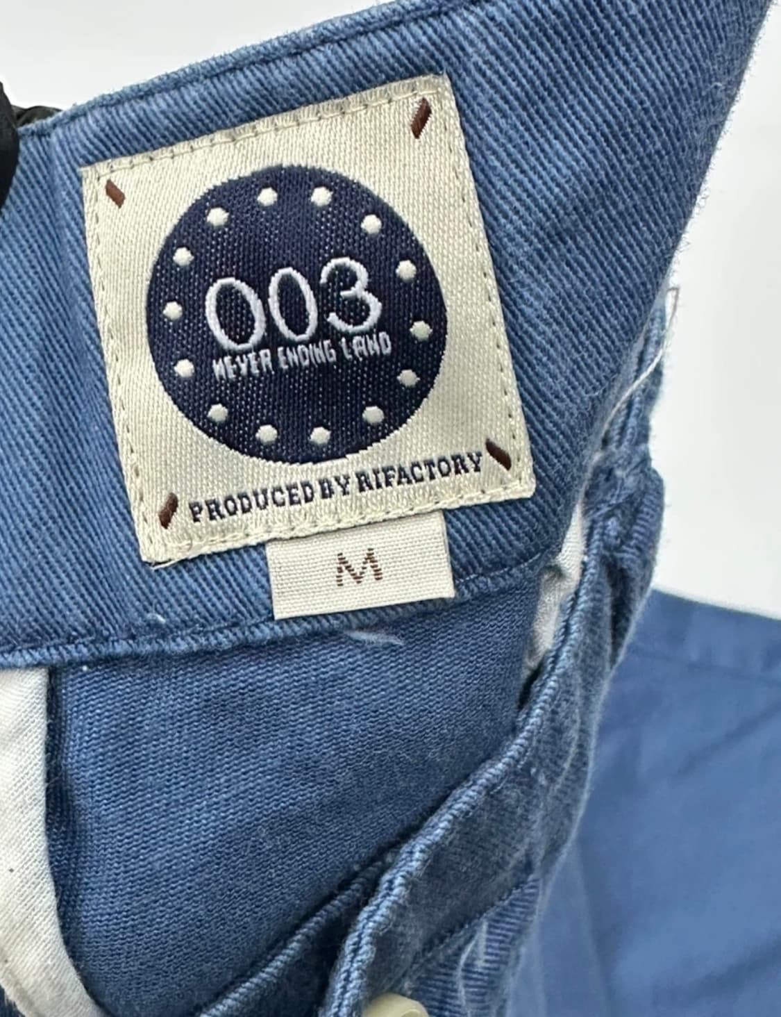 JPN 캐주얼 정장 블루 남성 일자핏 면 바지 상품이미지3