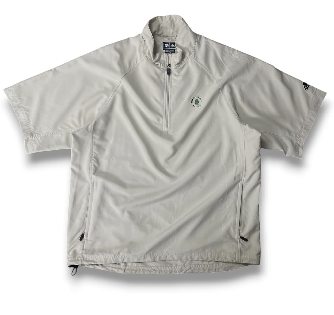 아디다스 크림색 골프 클럽 반팔 자켓 L 상품이미지1