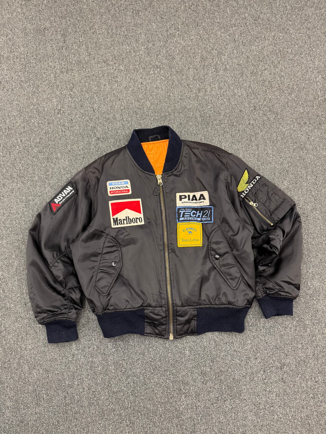 OS)Japanese vintage 패치 커스텀 MA-1 항공점퍼 상품이미지2