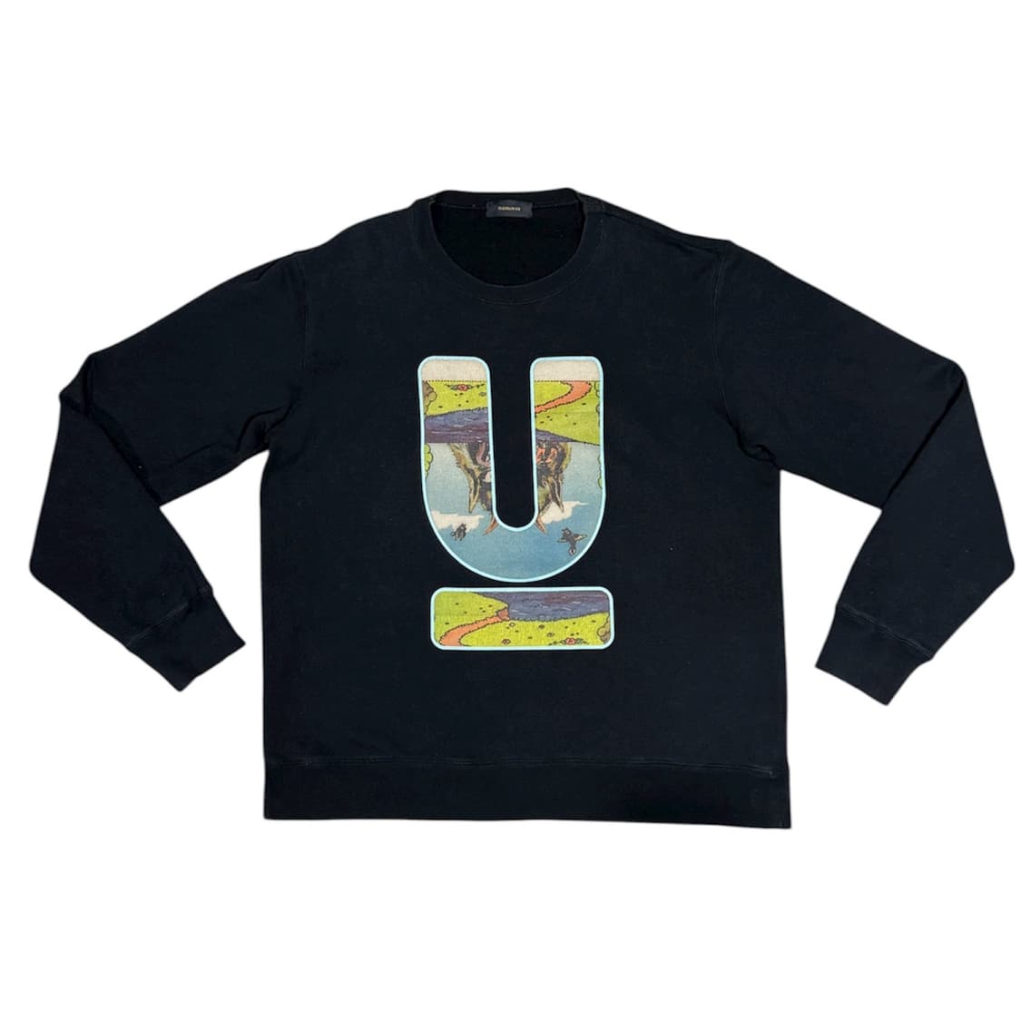 2015 언더커버 아카이브 자연의 u 시그니처 로고 맨투맨 스웨터 상품이미지1