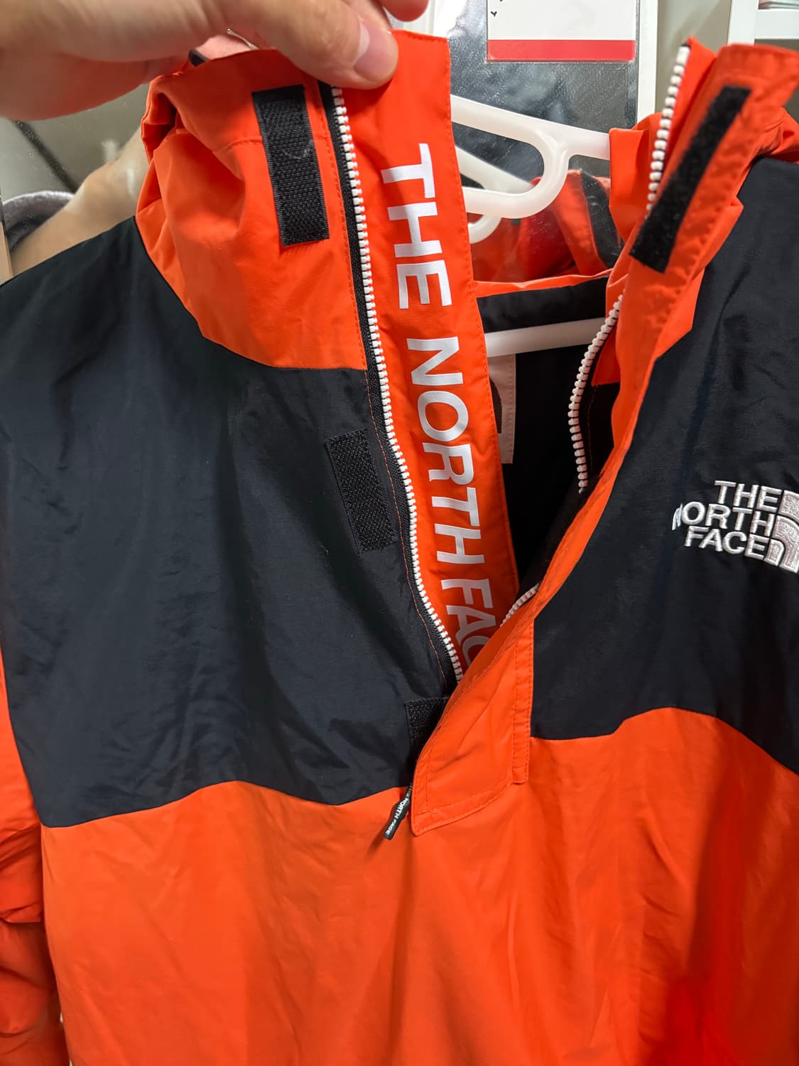 [XL] 노스페이스 달톤 오렌지/블랙 바람막이 아노락 상품이미지3