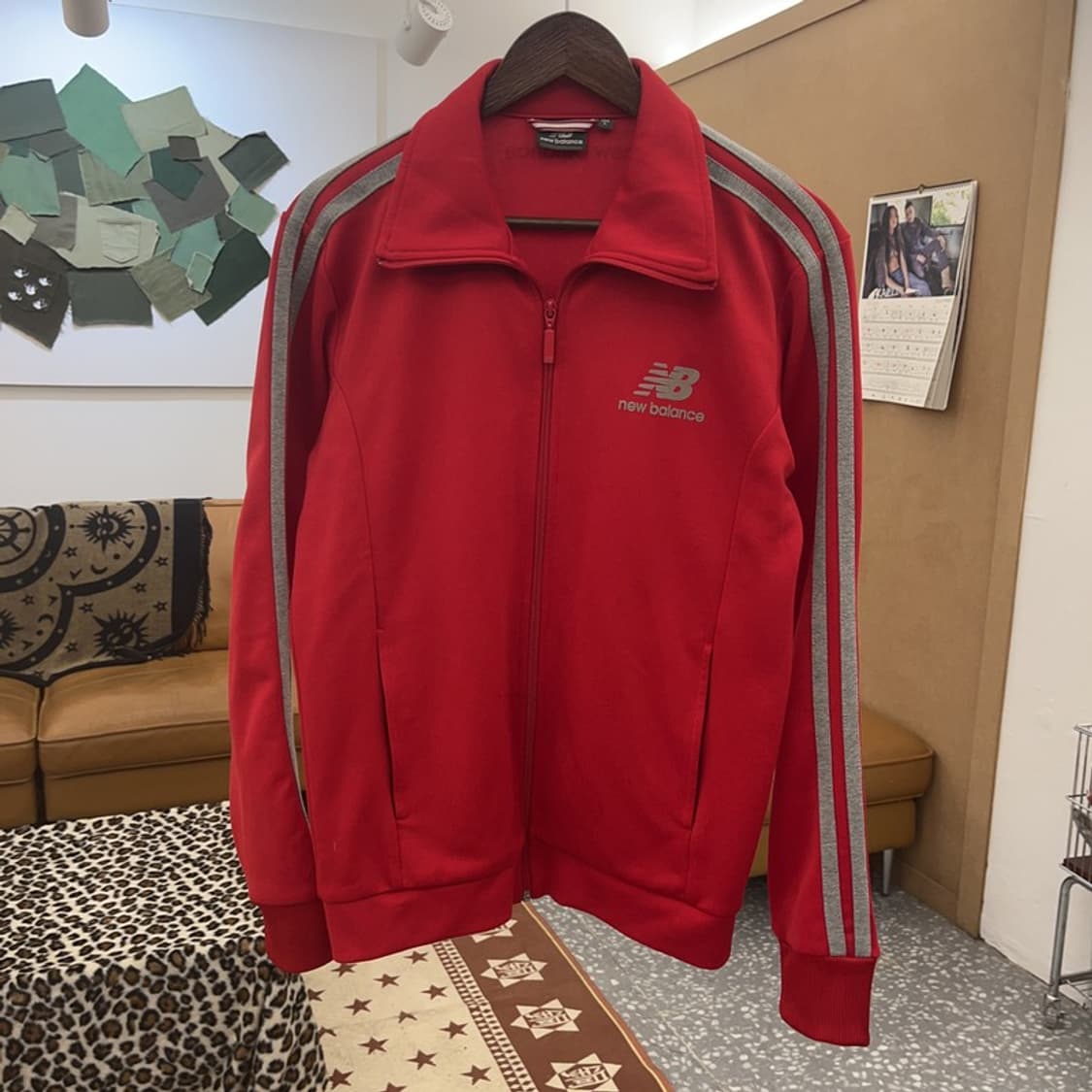 뉴발란스 빈티지 레트로 Y2K 00's 져지 집업 L C09139 상품이미지3