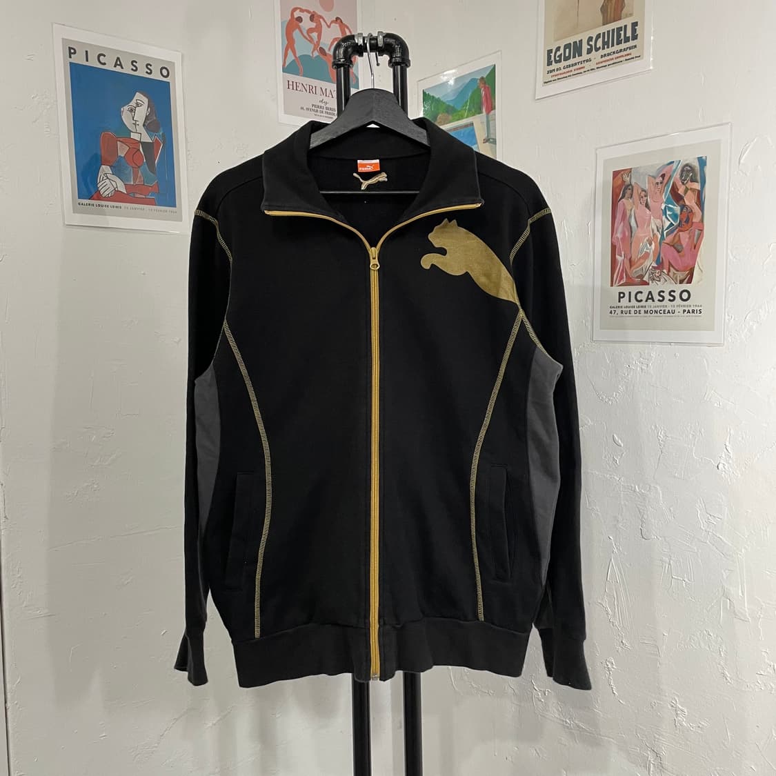 푸마 골드 빅로고 트랙탑 상품이미지2