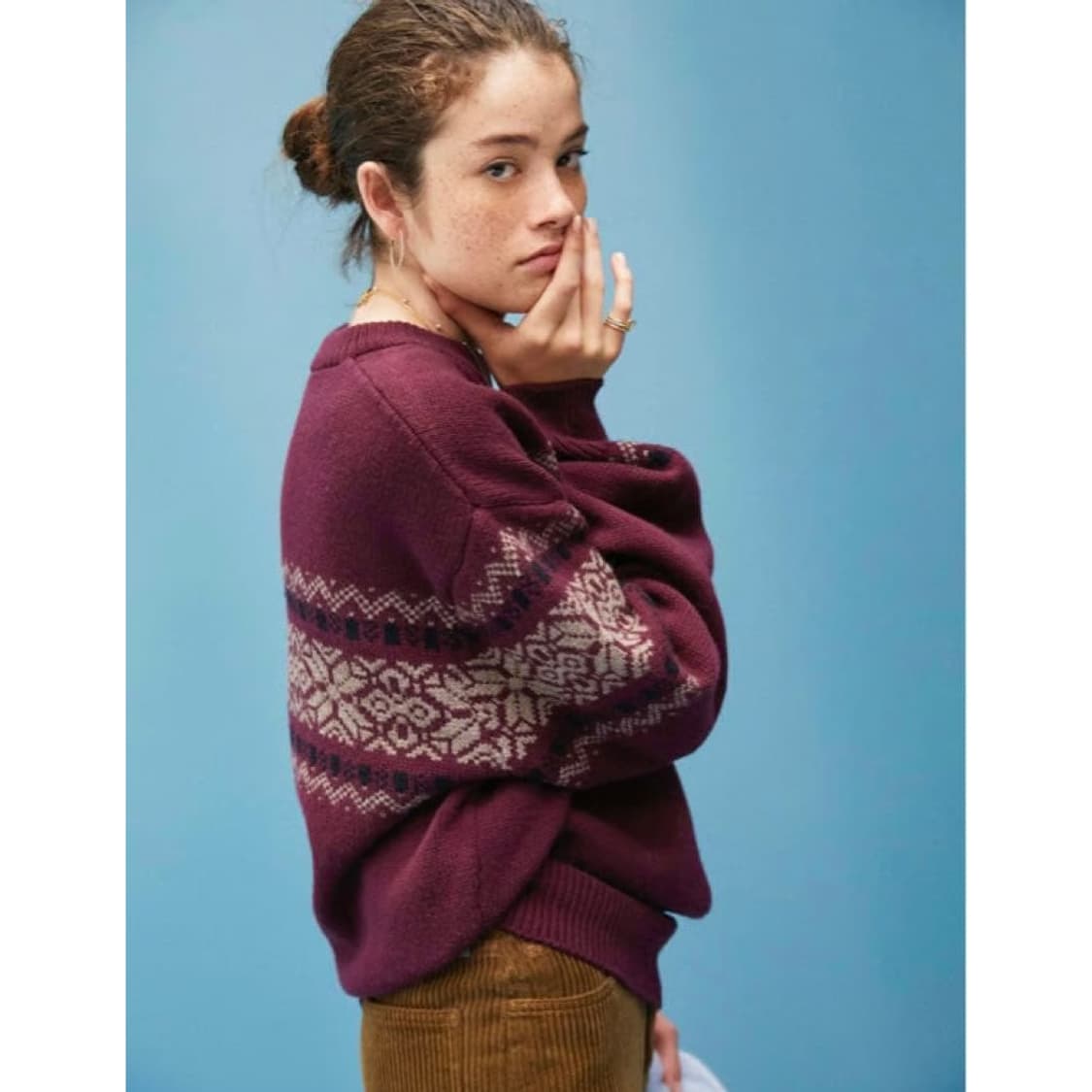 헤릴 블랙쉽 울 스노우 래그 스웨터 3(105)사이즈 herill 상품이미지2