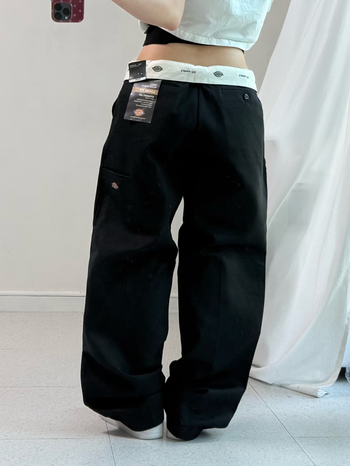 디키즈 블랙 루즈핏 팬츠 상품이미지4