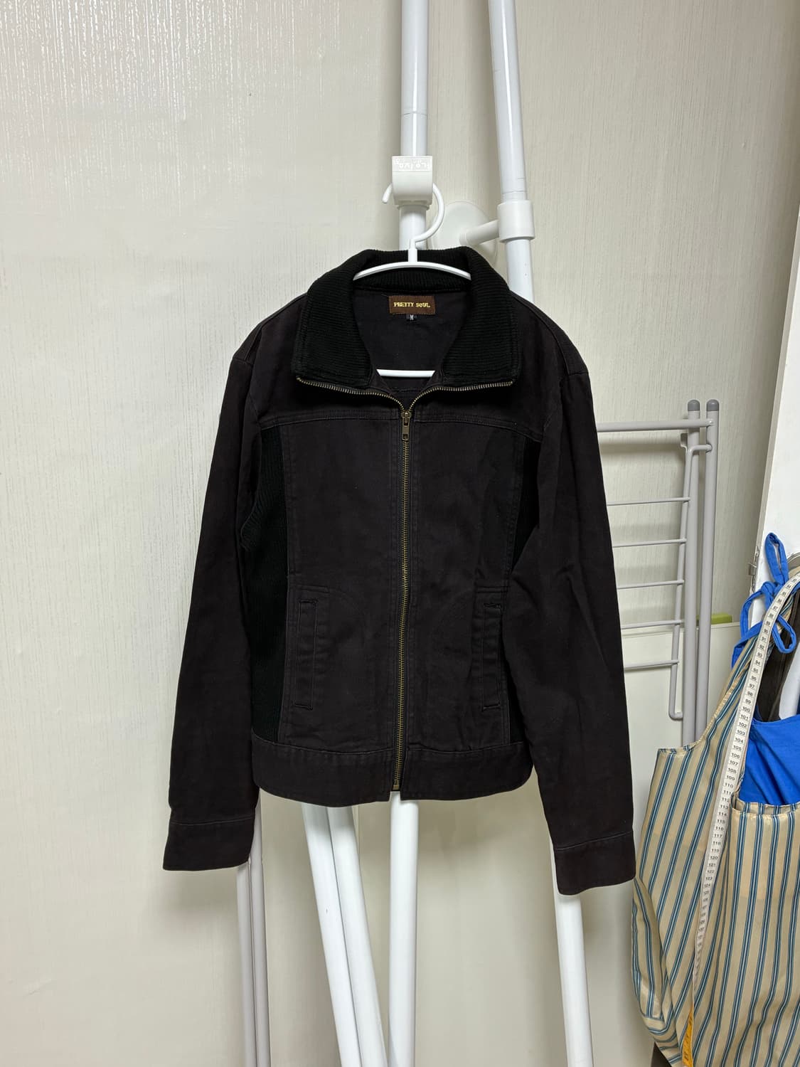 Vintage washed cotton jacket 상품이미지1