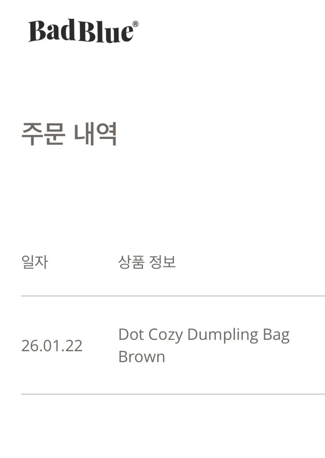 배드블루 브라운 도트 딤섬백 상품이미지2