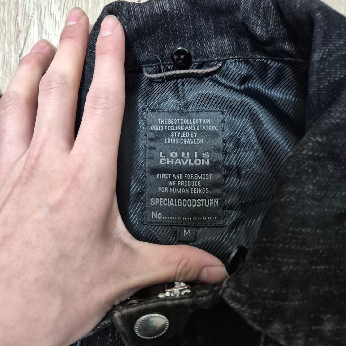 Louis chavlon 데님 트러커자켓 M(95) 상품이미지4