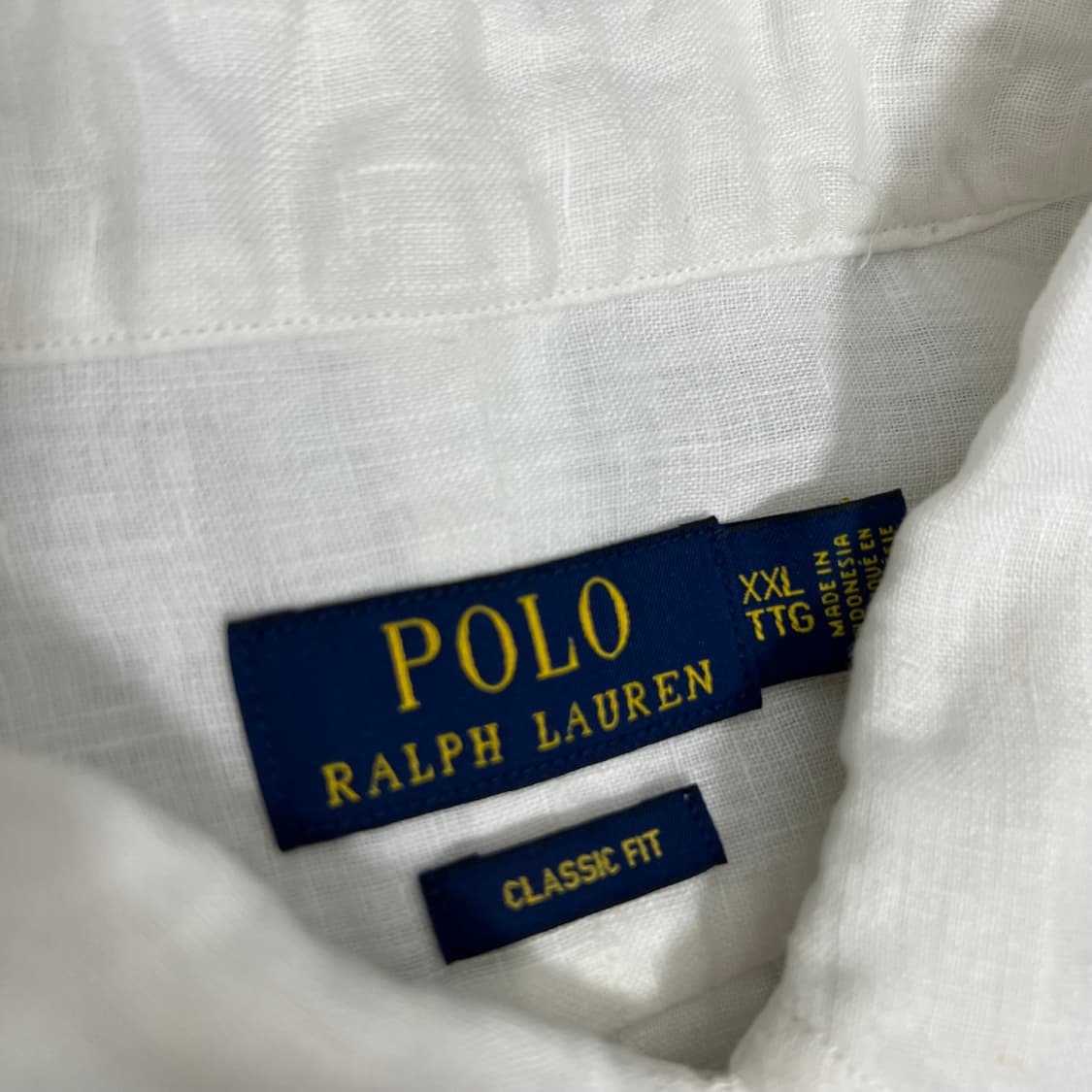 폴로랄프로렌 린넨 셔츠 화이트 상품이미지4