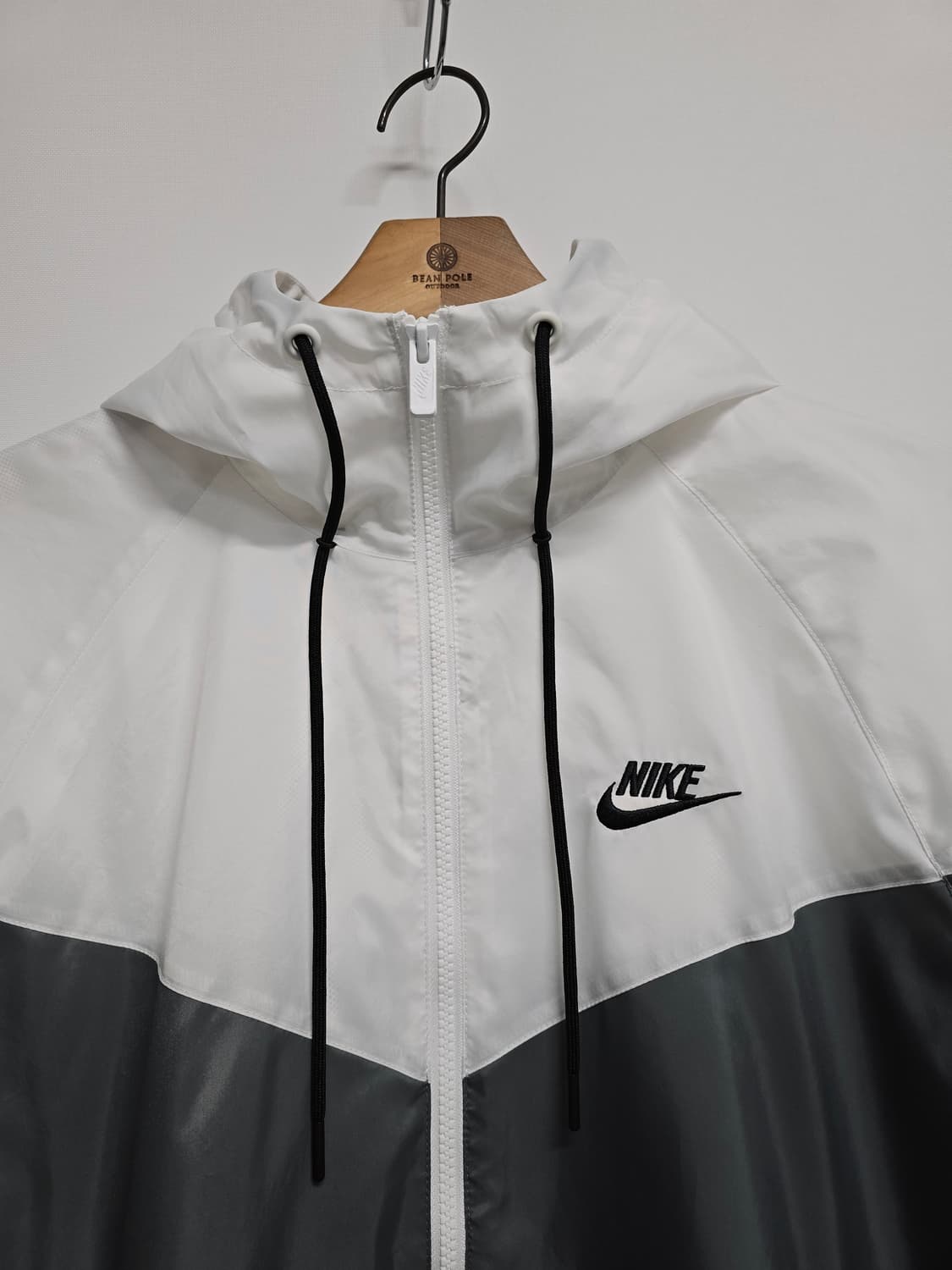 나이키 우븐 윈드러너 후디 바람막이 자켓 화이트/그레이 상품이미지2