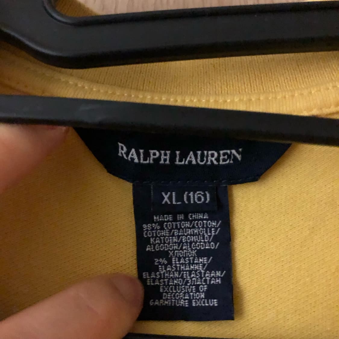 [Polo Ralph Lauren] 옐로우 빅포니 자수 카라셔츠 상품이미지3