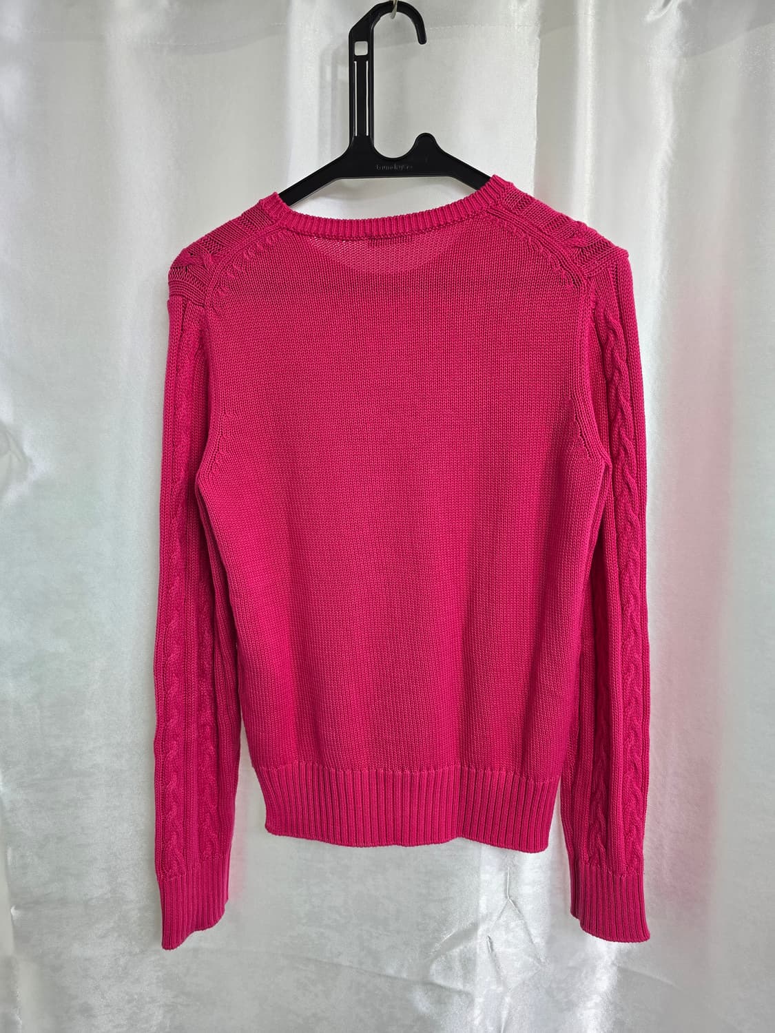 베네통 핑크 꽈배기 니트 (1532) 상품이미지2