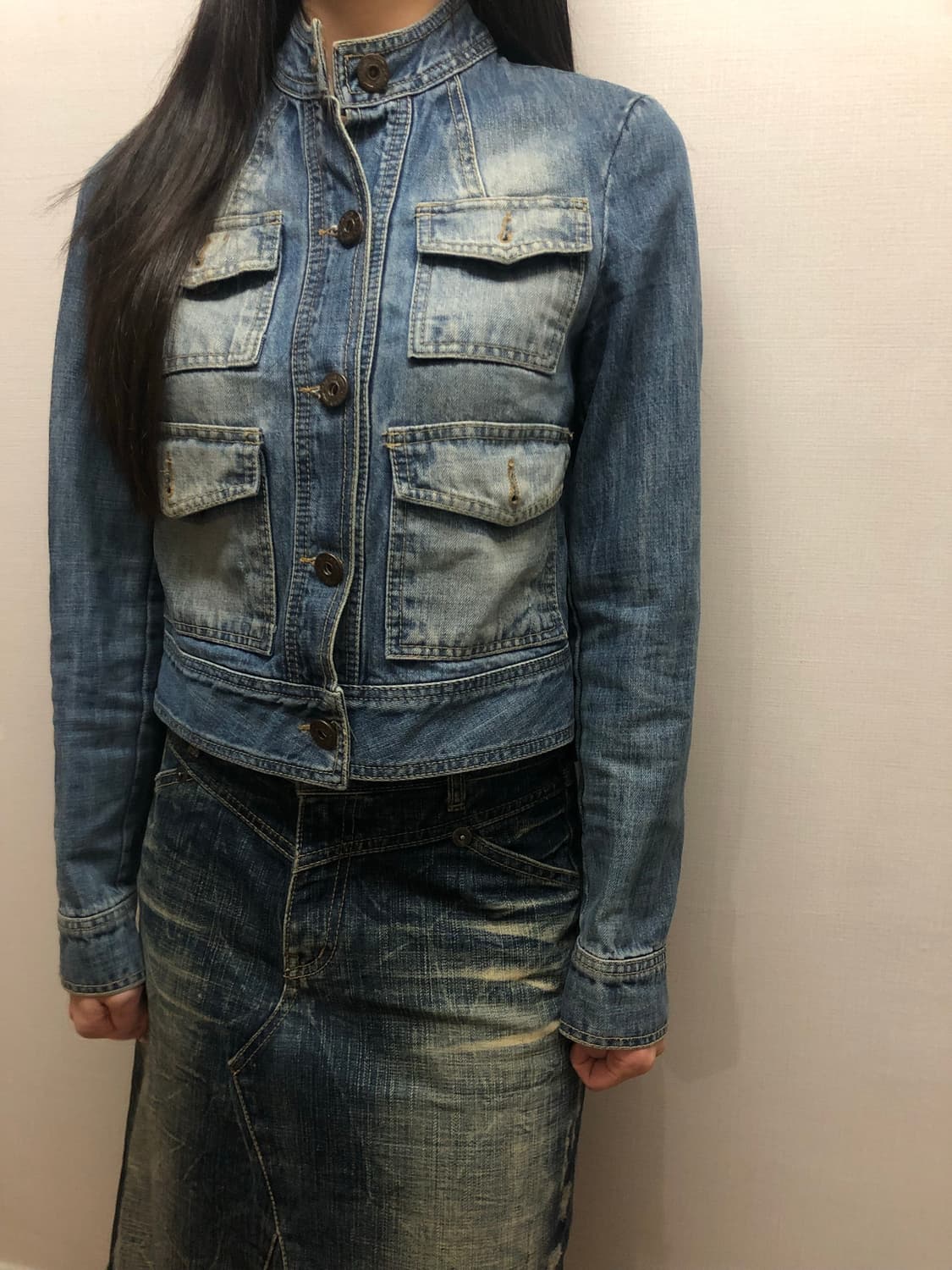 빈티지 데님 포켓 자켓 상품이미지6