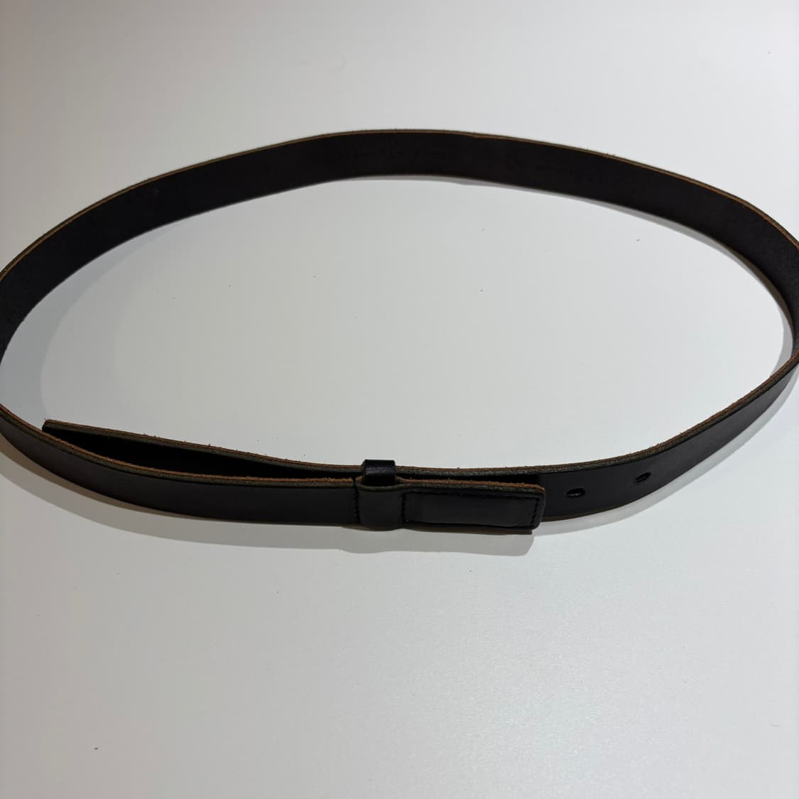 요지 야마모토 버클리스 레더 벨트 상품이미지9