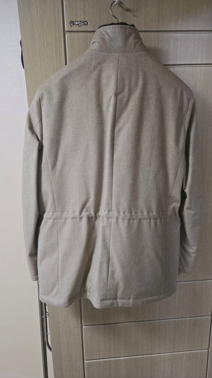 마에스트로 탈착퍼 베이지 캐시미어 구스다운점퍼 상품이미지5