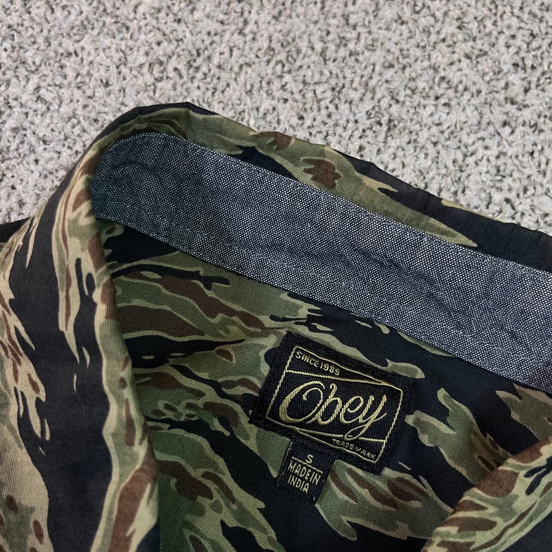 오베이 타이거 카모 셔츠 상품이미지3