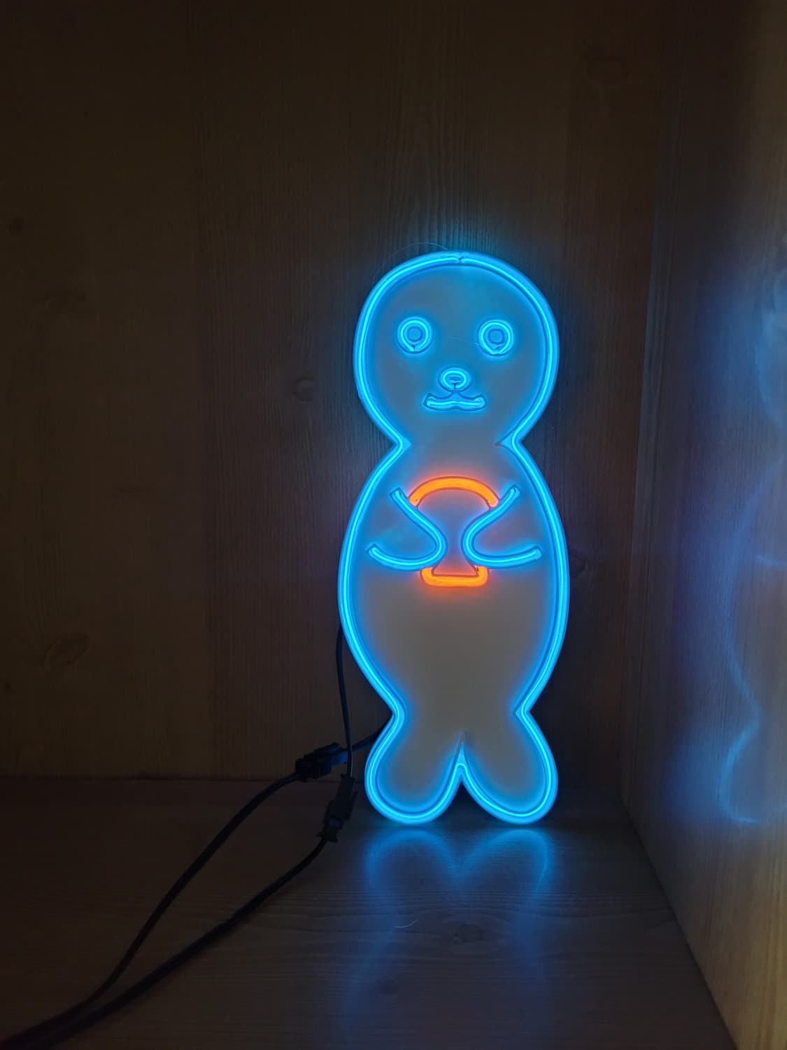 네온사인 해달 물개 물범 led 램프 무드등 조명 y2k 상품이미지5