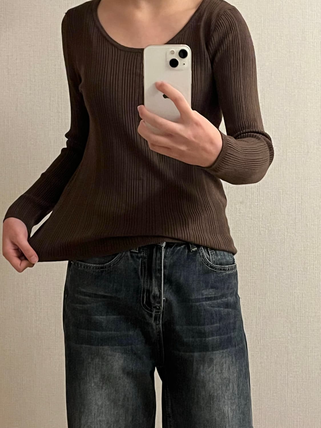 슬림핏 니트 상품이미지2