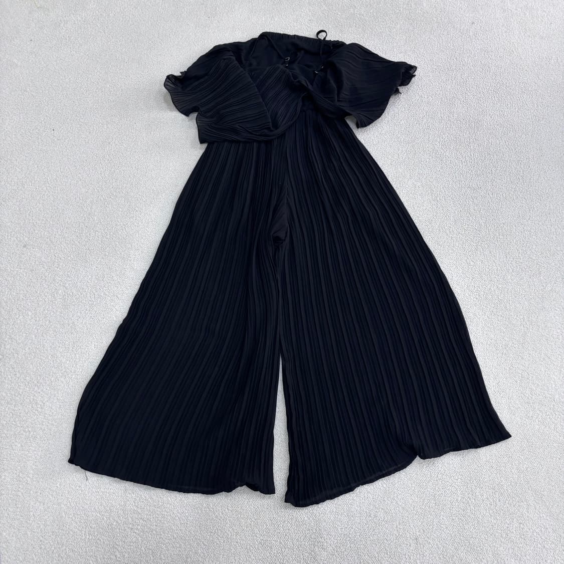 실측확인 엘본 플리츠 점프 수트 0403E 상품이미지2