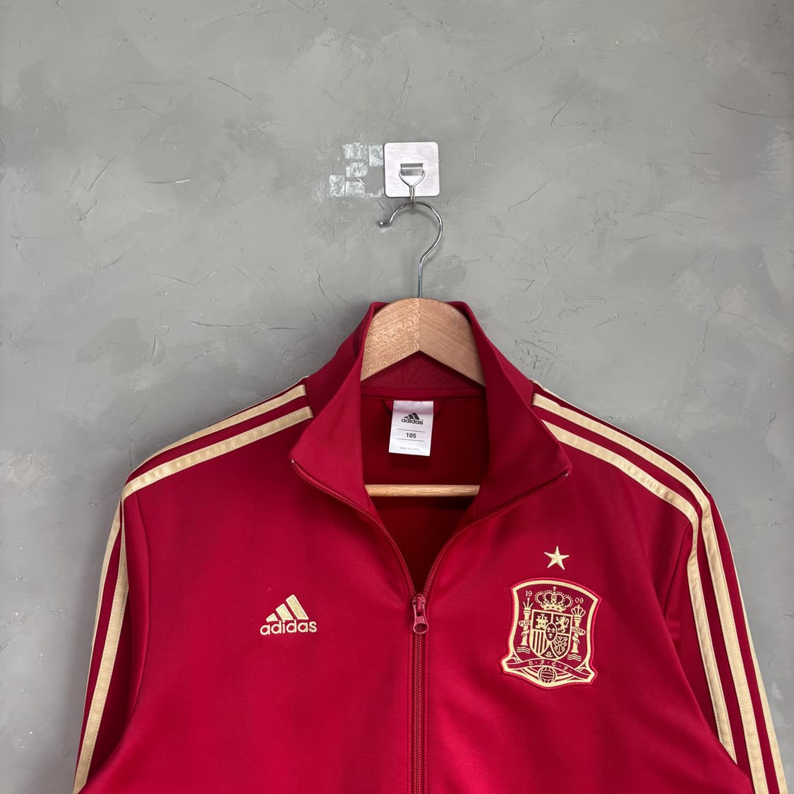 아디다스 스페인 져지 트랙탑 버건디 상품이미지2