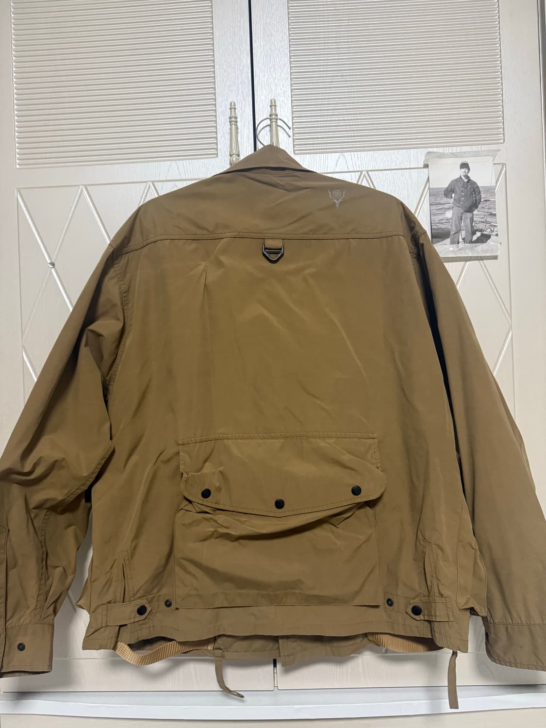 [105] 남이서팔 텐카라 자켓 tan색상 xl 상품이미지4