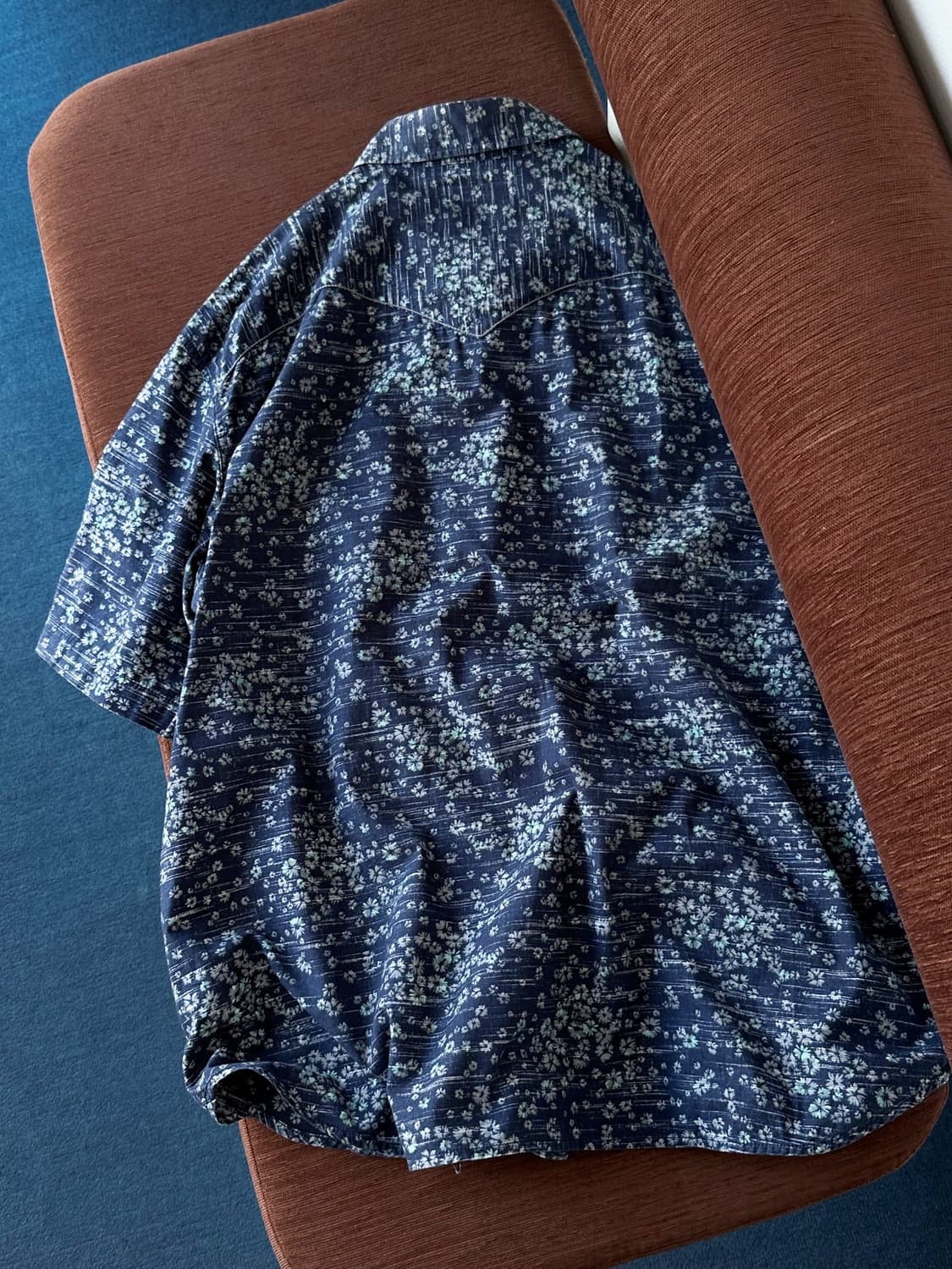 Natural cotton design pattern H/S shirt 상품이미지6
