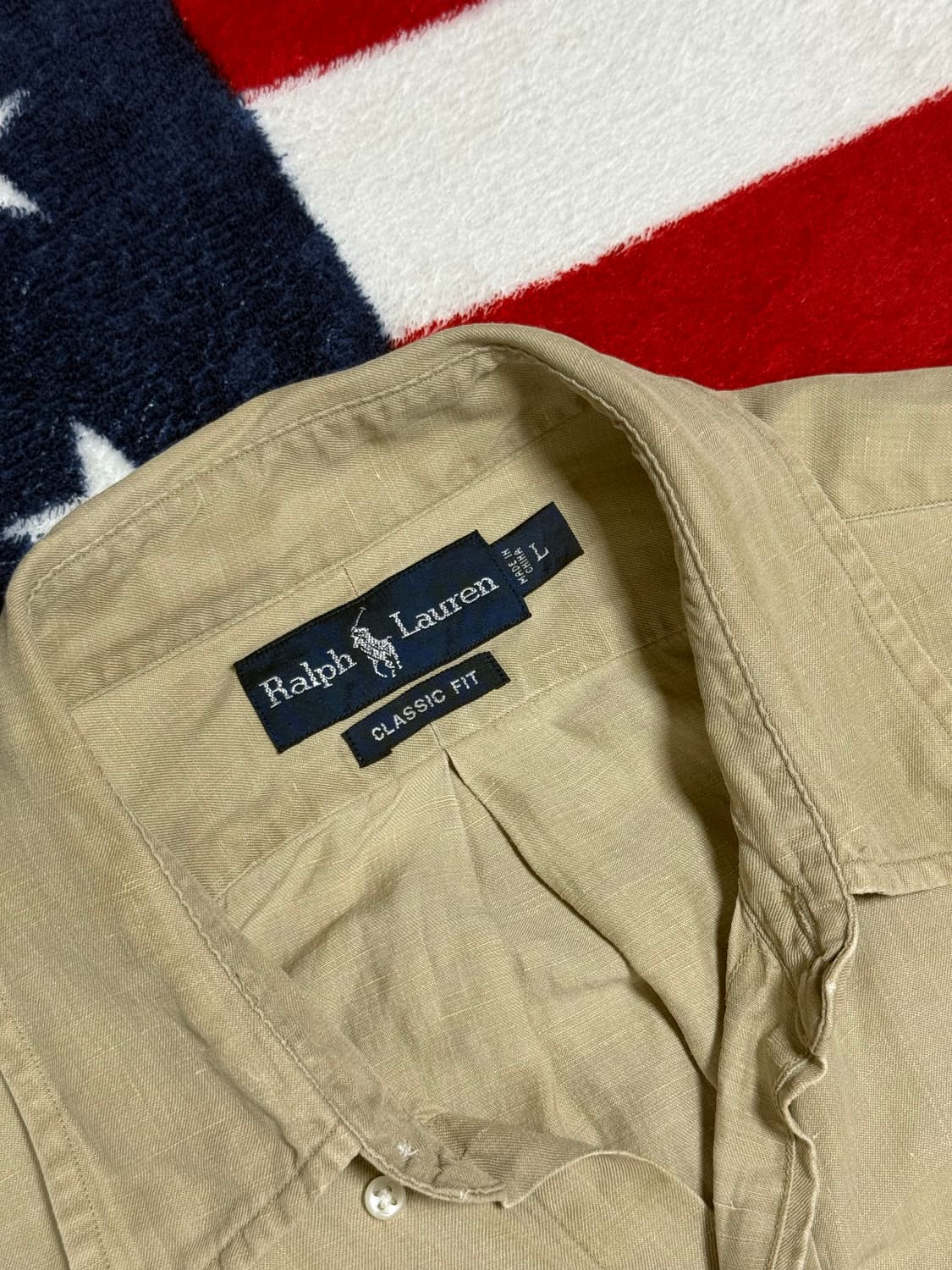 폴로랄프로렌 린넨셔츠 빈티지linen shirt vintage shirt 상품이미지7