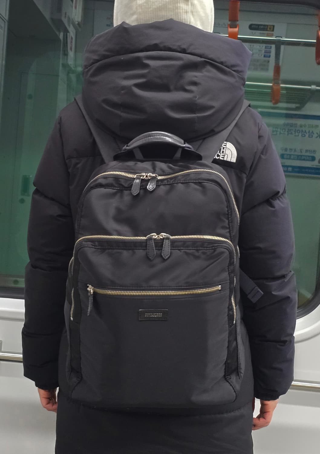 매킨토시 필로소피 나일론 백팩 블랙 상품이미지8