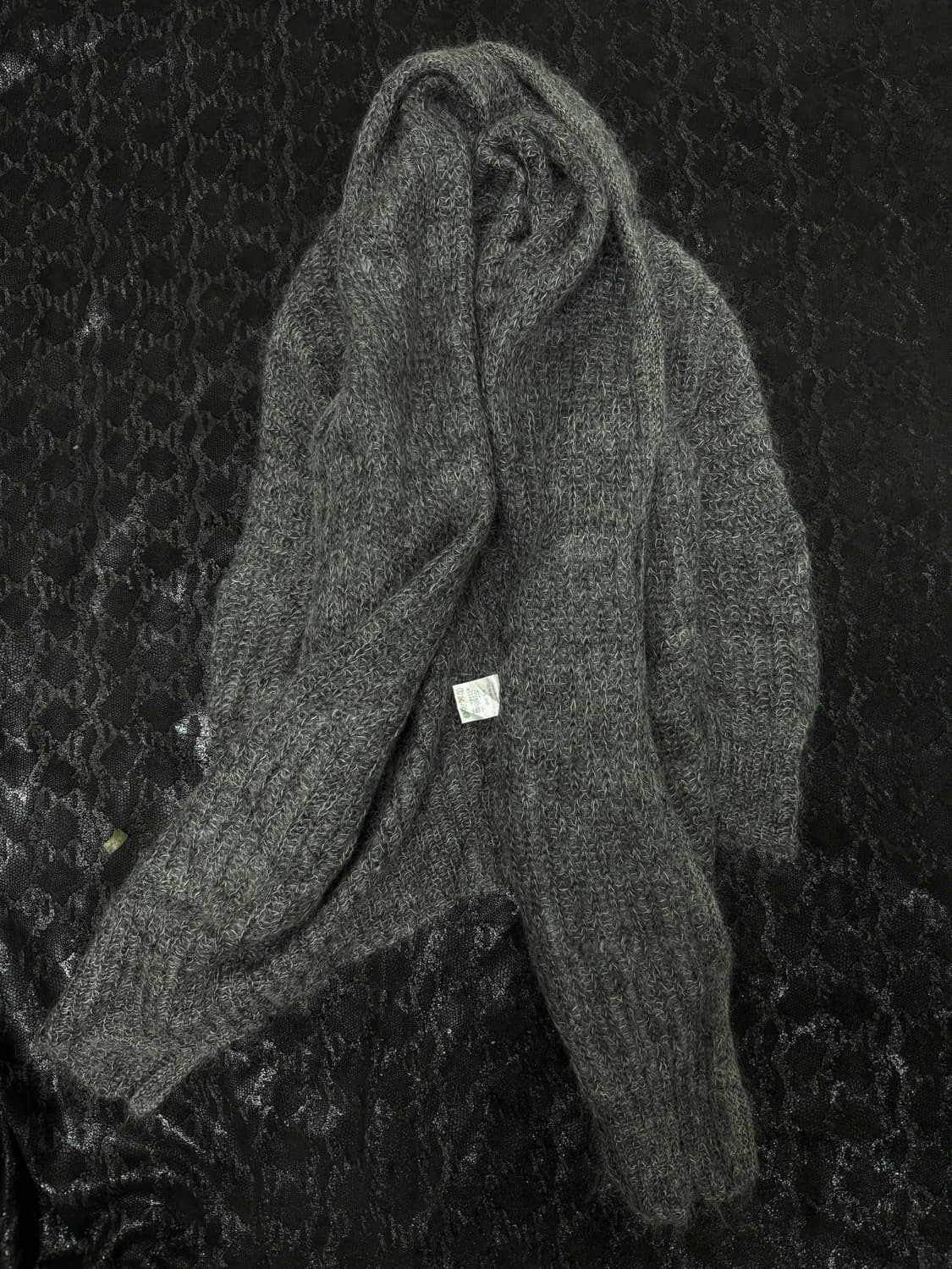 “Vintage”00’s Draped Knit Cardigan 상품이미지5