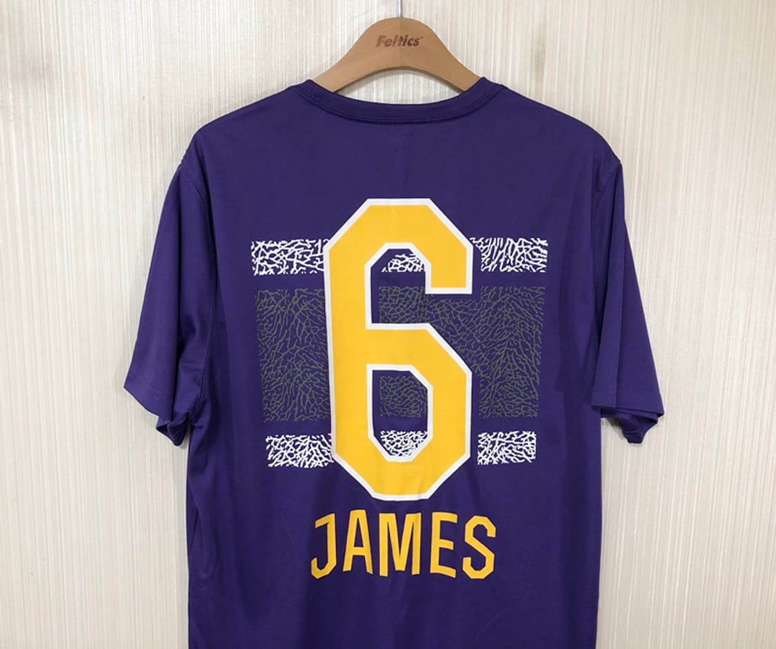 NBA LA레이커스 플레이어티셔츠 L #6 르브론제임스 상품이미지9
