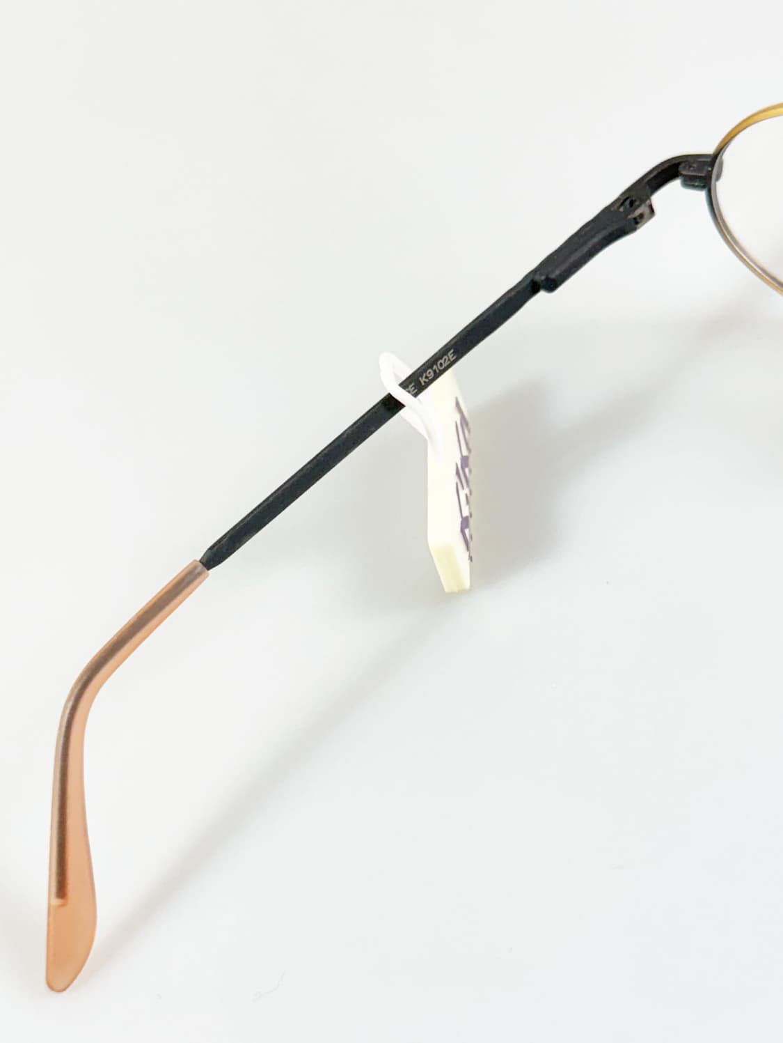 90s KIKA 브라운&골드 슬림 오벌 프레임 빈티지 안경 상품이미지8
