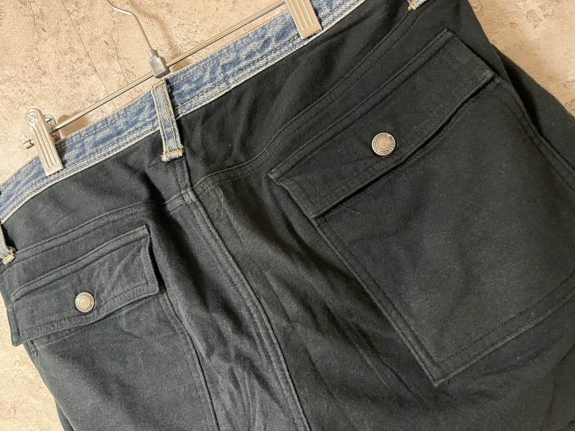 언더커버 06SS T기 klaus 칼루스 하이브리드 데님 상품이미지7