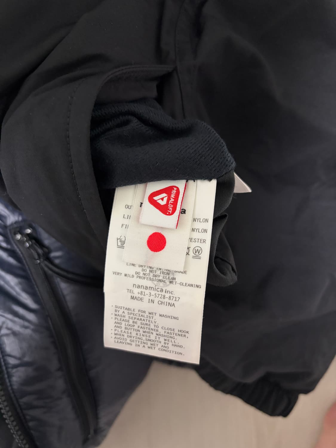 나나미카 25fw 리버시블 인슐레이션자켓 블랙 상품이미지6