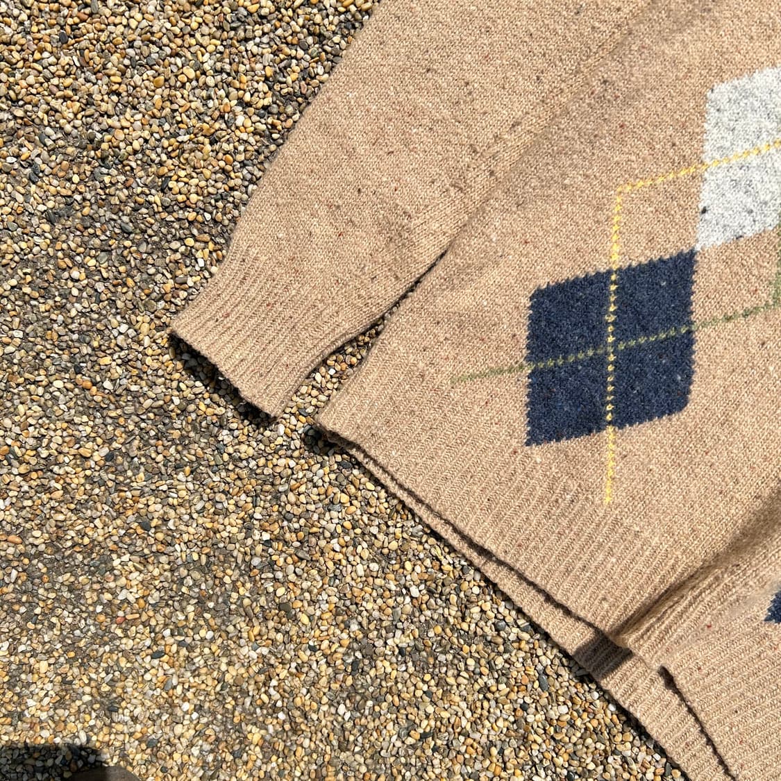 라코스테(Lacoste)아가일 패턴 니트 상품이미지3