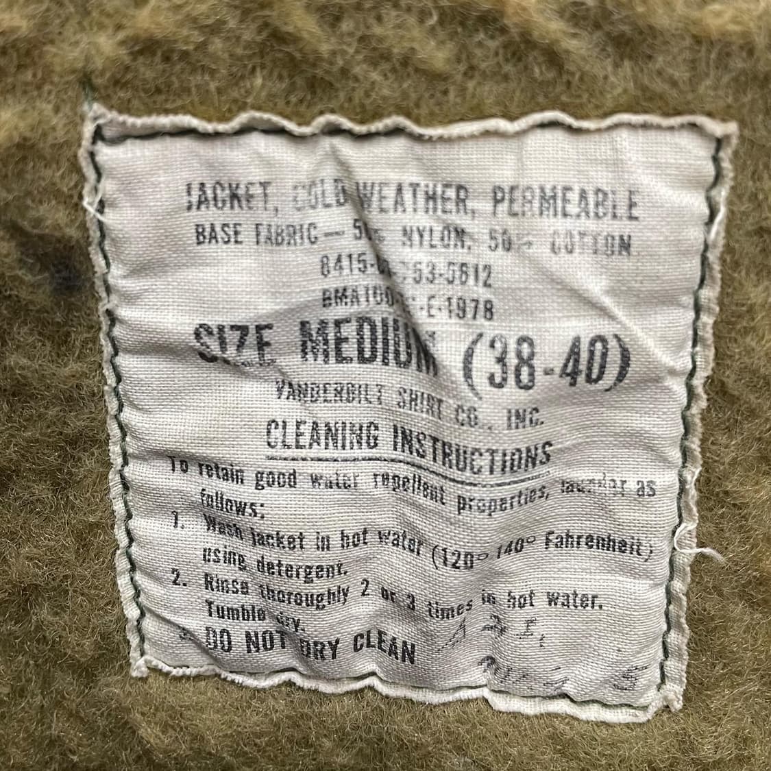 70s  US army A2 덱자켓 상품이미지9