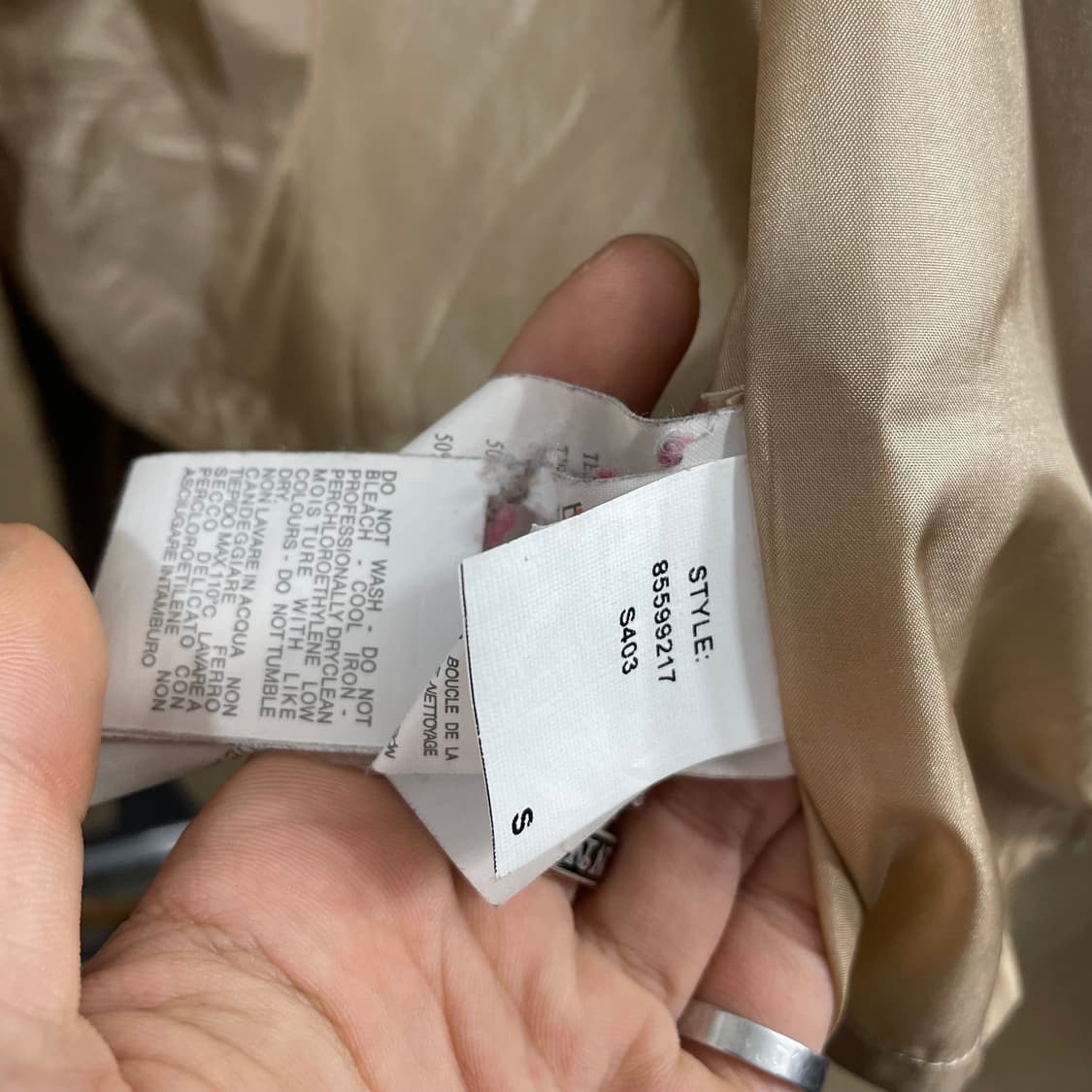 S 막스마라 울 하프 코트 상품이미지5