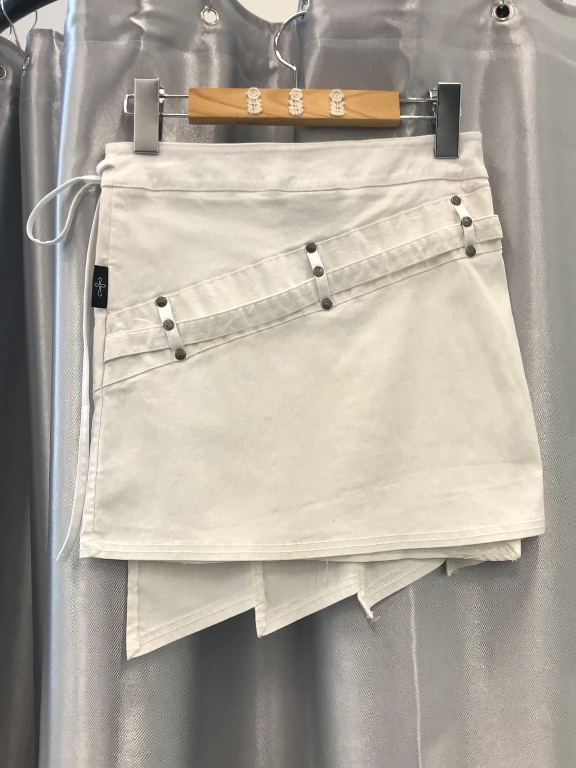 Ozz Croce White detail mini lap skirts 상품이미지6