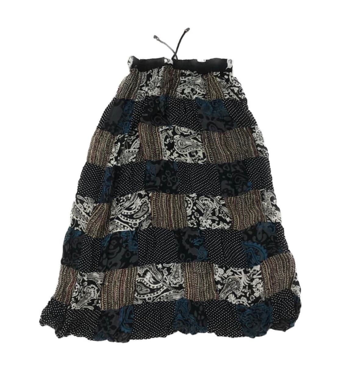 빈티지 패치워크 모리걸 히피 롱스커트 상품이미지2