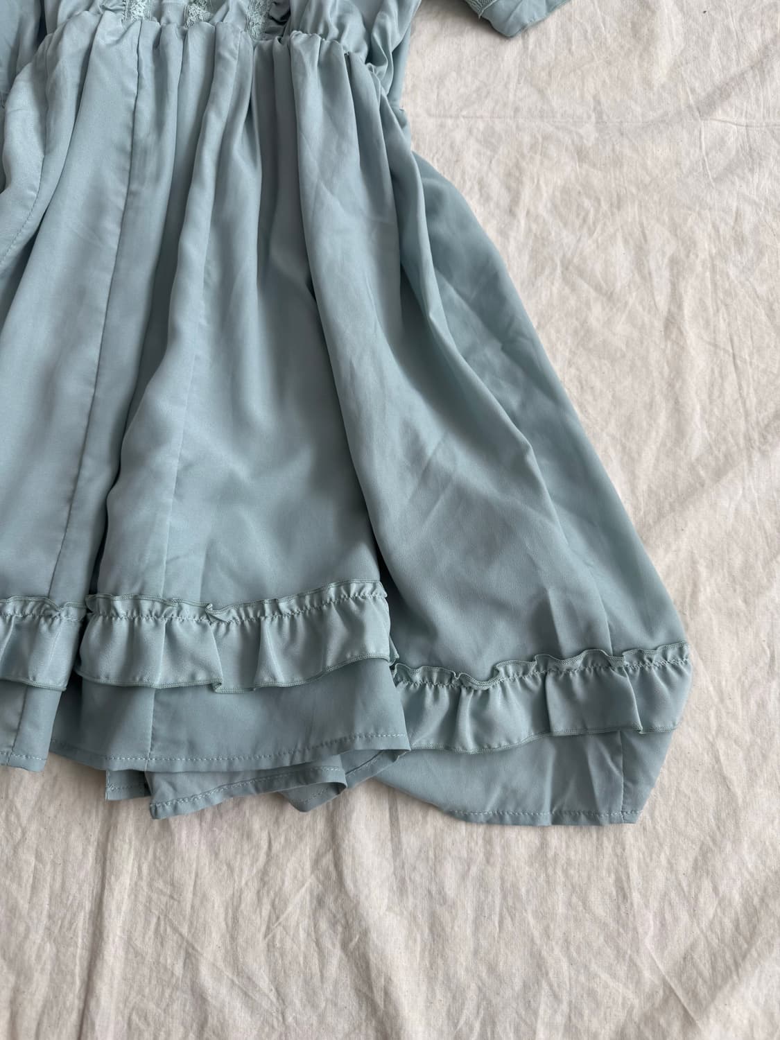 엑시즈팜 에메랄드 앤틱 러블리 오프숄더 원피스 상품이미지9