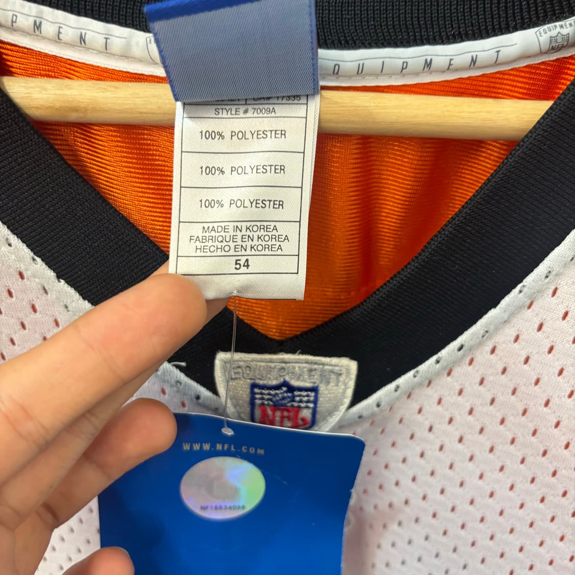 NFL X 리복 신시내티 뱅골스 유니폼 져지 2XL 상품이미지9