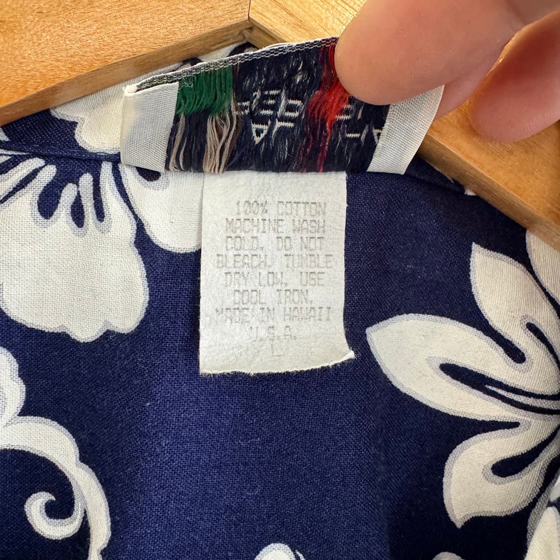 알로하 리퍼블릭 코튼 하와이안 셔츠 made in Hawaii (L)   상품이미지5