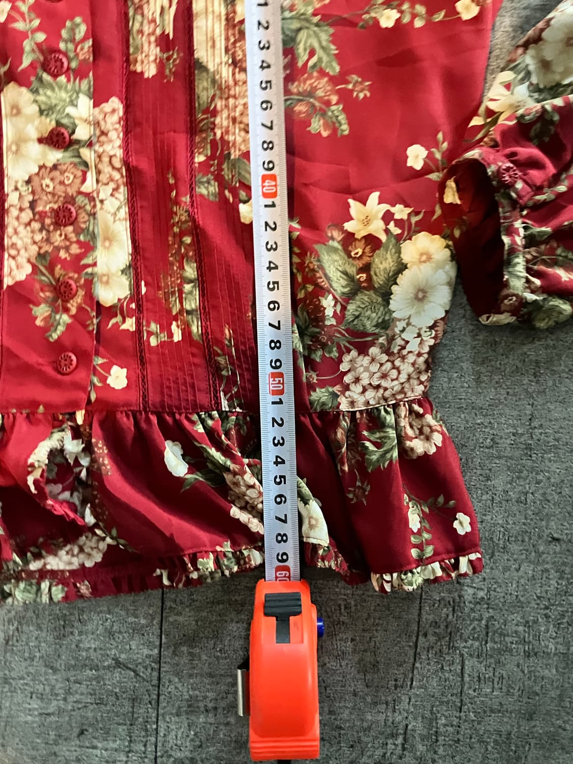 일본빈티지 Olivedesolive 오리엔탈보헤미안 영국공주풍 블라우스 상품이미지3