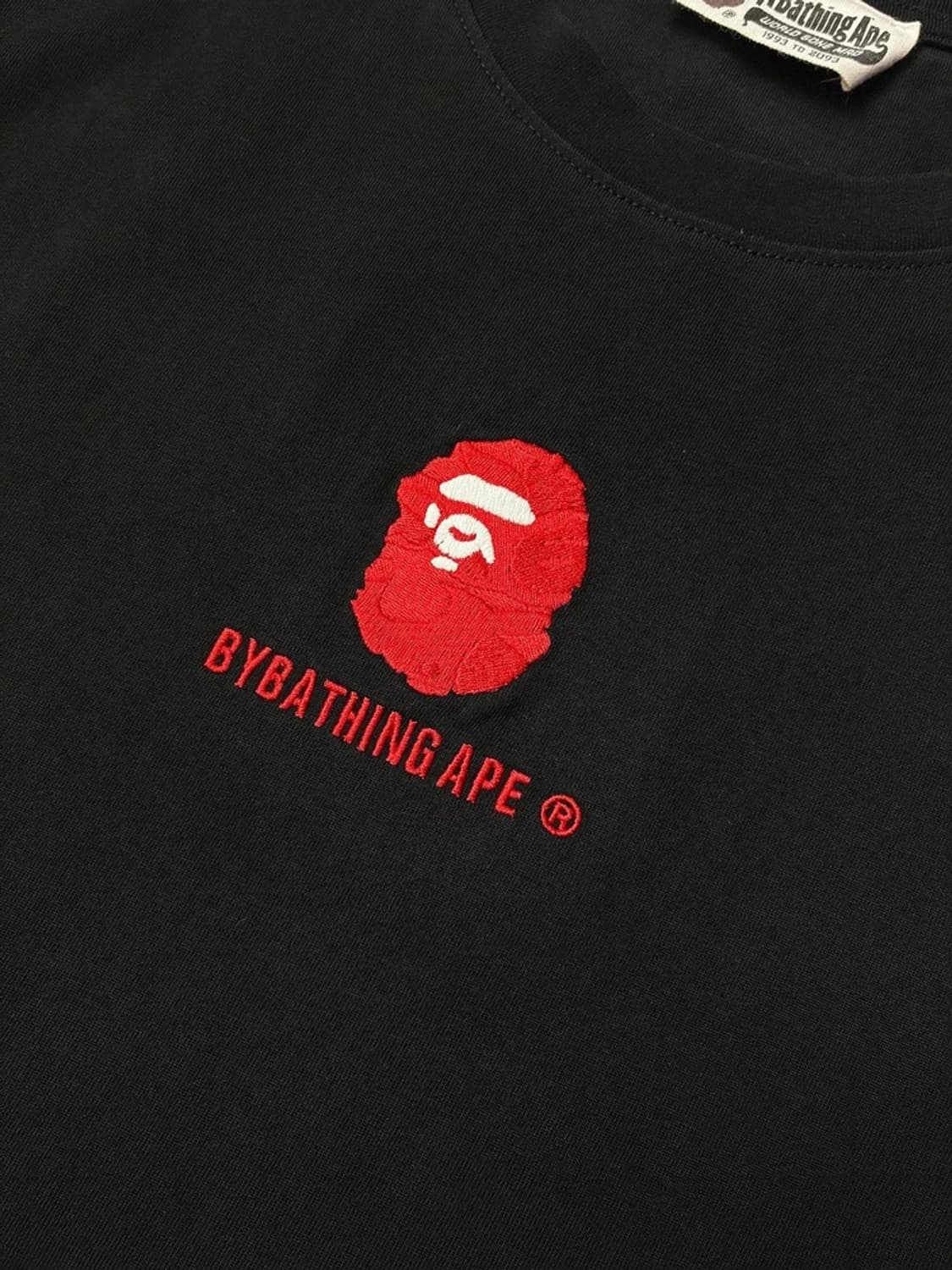 베이프 BAPE 사루 자수로고 반팔 티셔츠 PN4681 상품이미지3