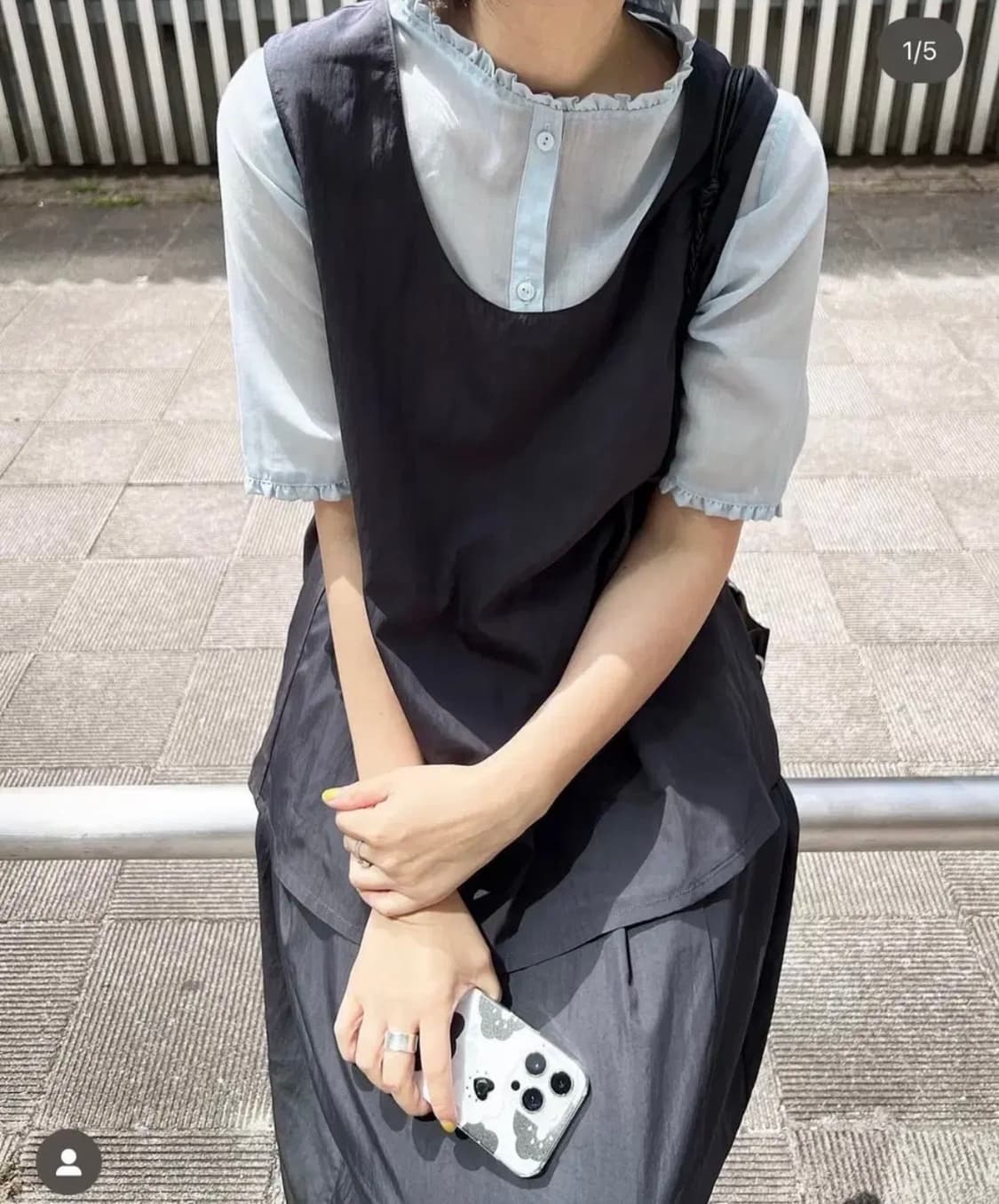 유노이아 ous set up + 블라우스 상품이미지1