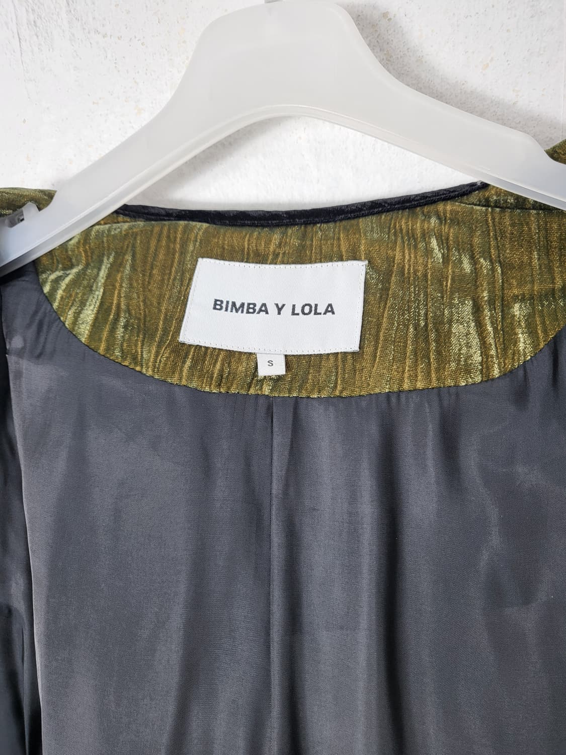 BIMBA Y LOLA 빔바이롤라 그린소프트벨벳 덕다운패딩 S 90-95 상품이미지7