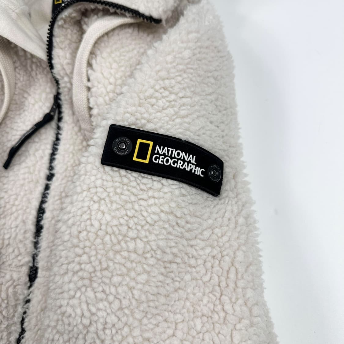 내셔널지오그래픽 뽀글이 후리스 후드집업 (XS 여성추천) 상품이미지5