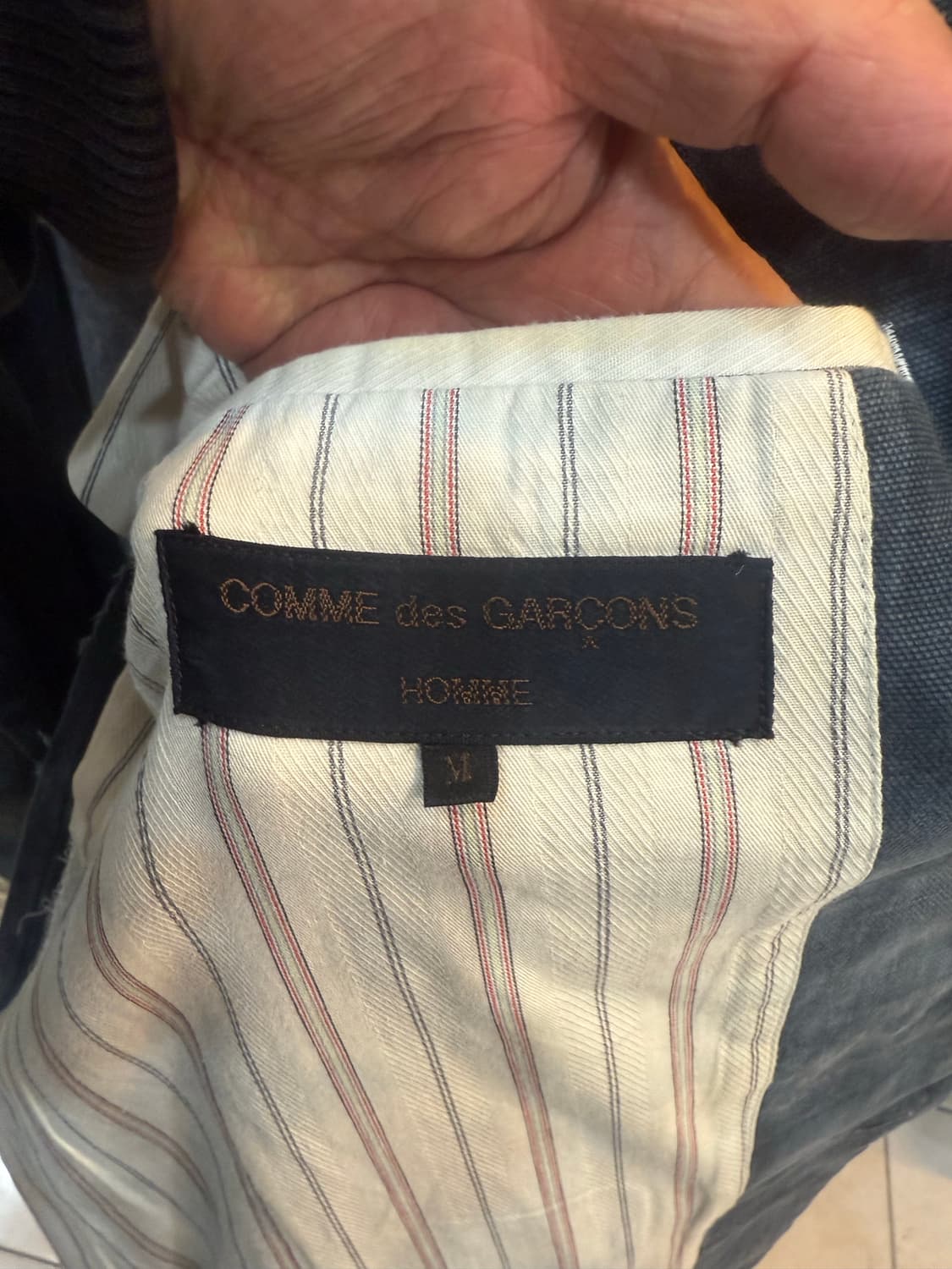 100-105 정품 꼼데가르송 옴므 자켓 팝니다 상품이미지2