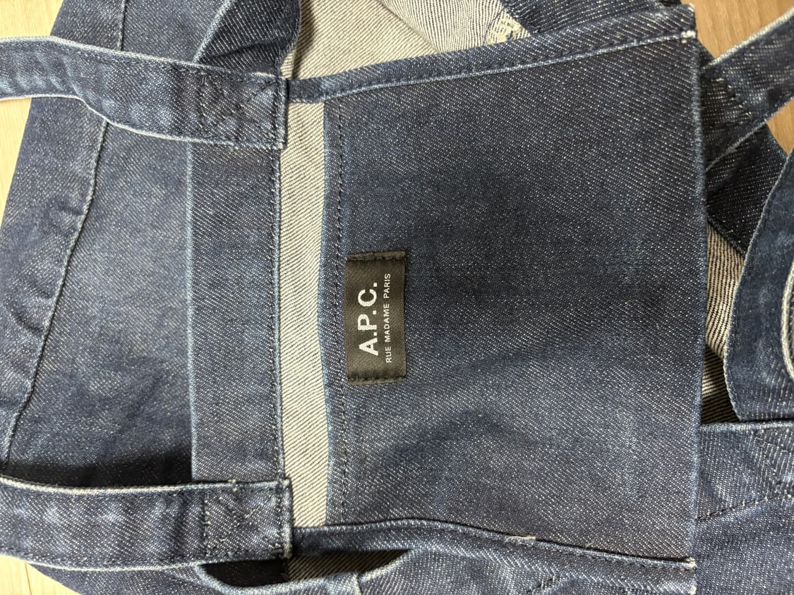 A.P.C 데님 토트백, 아페쎄 데님 토트백 상품이미지3